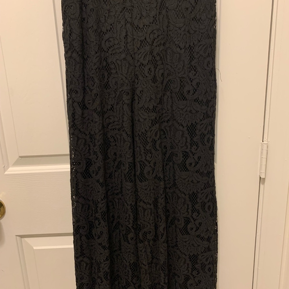 Black Chelsea & Violet Lace Jumpsuit. NWT/Size Small - Picture 3 of 5